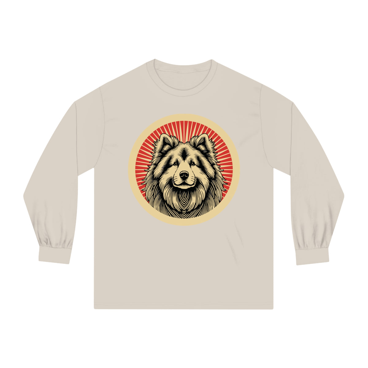 Eurasier Long Sleeve Tee — Sand