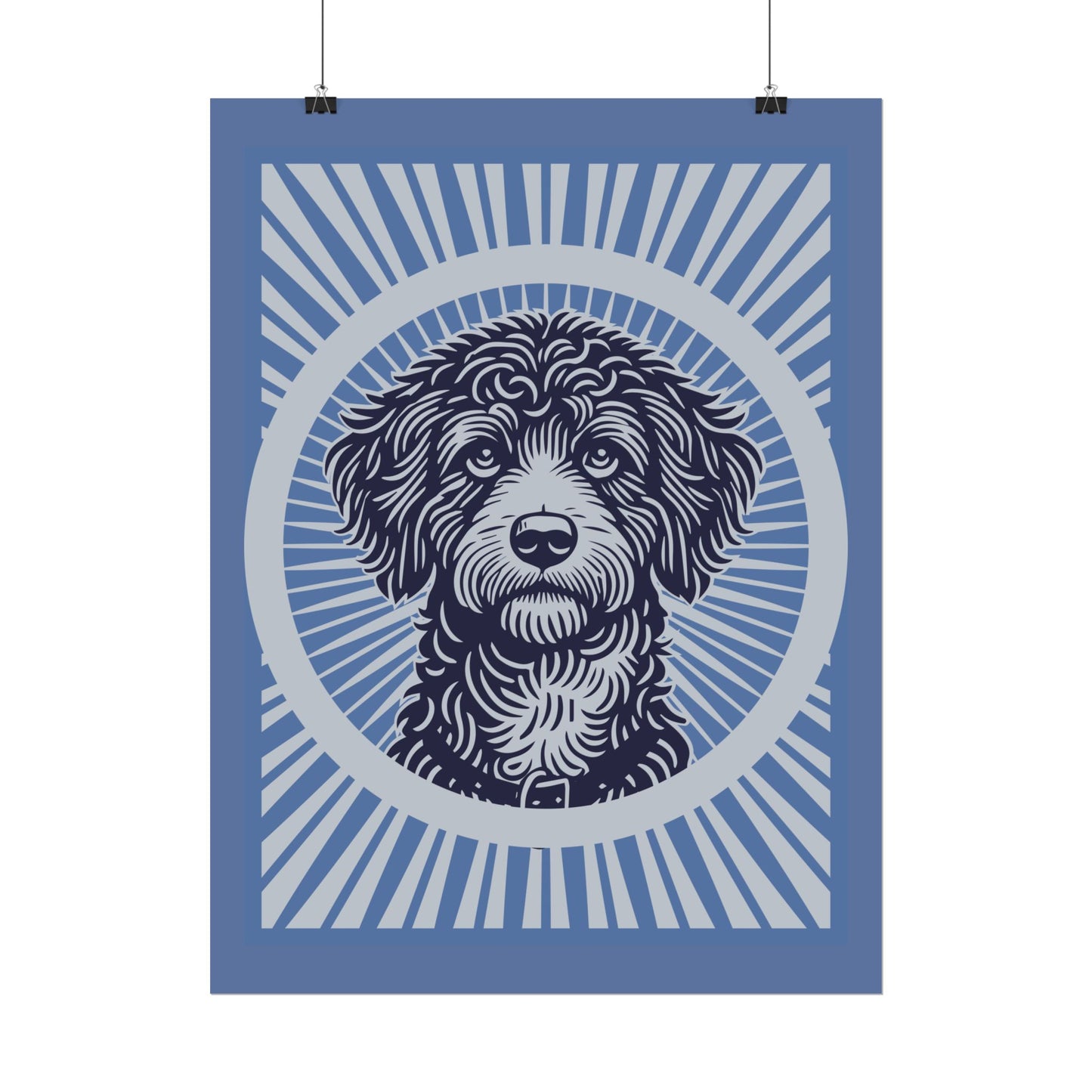 Bordoodle Art Print