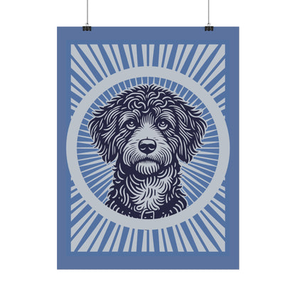 Bordoodle Art Print