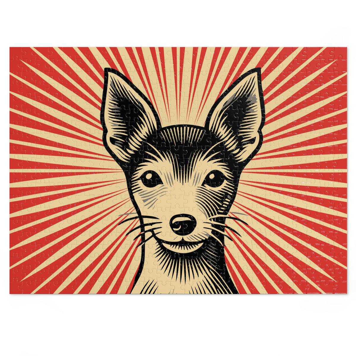 Toy Fox Terrier Jigsaw Puzzle — 20.5" × 15" (500 pcs)