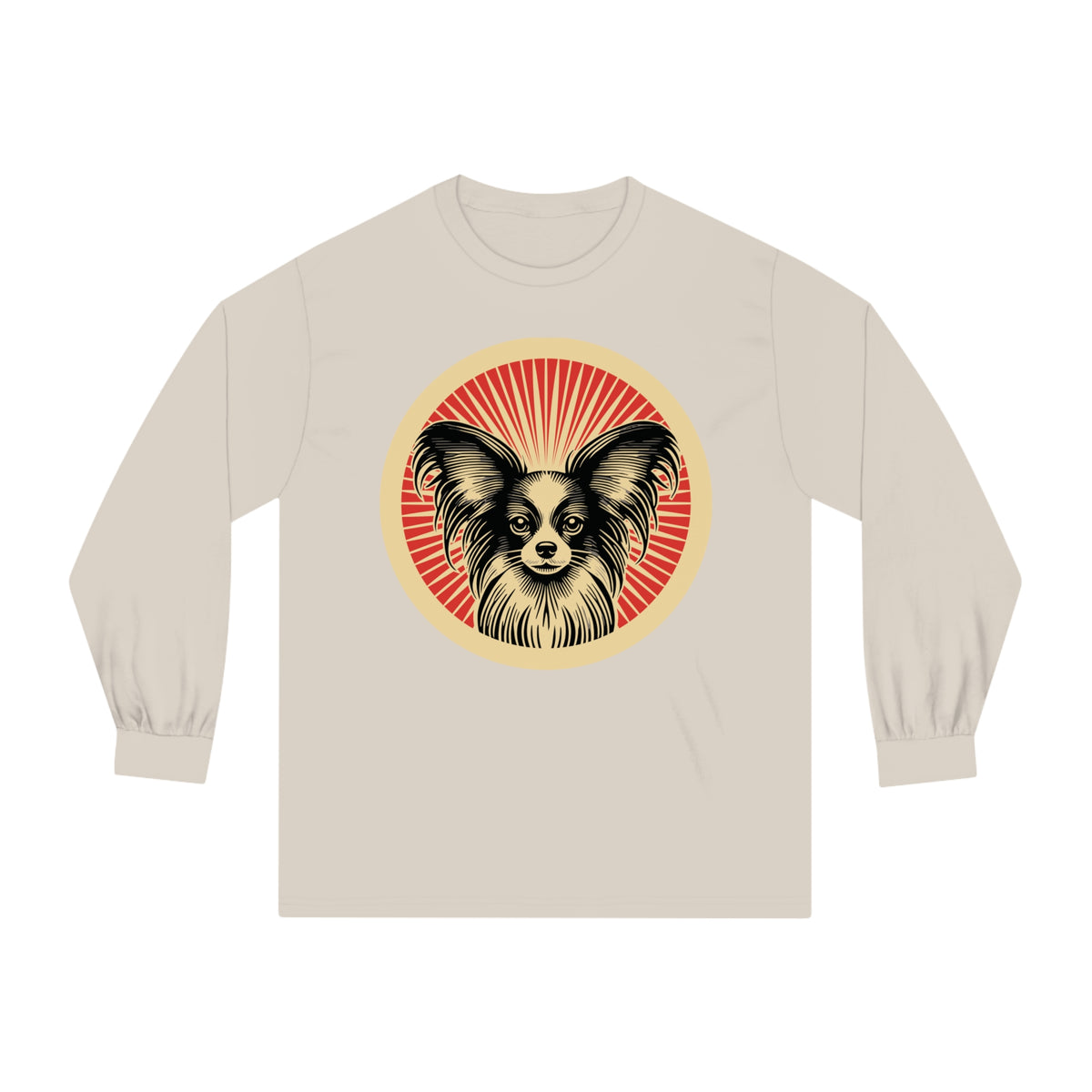 Papillon Long Sleeve Tee — Sand