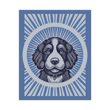 Bernedoodle Art Print