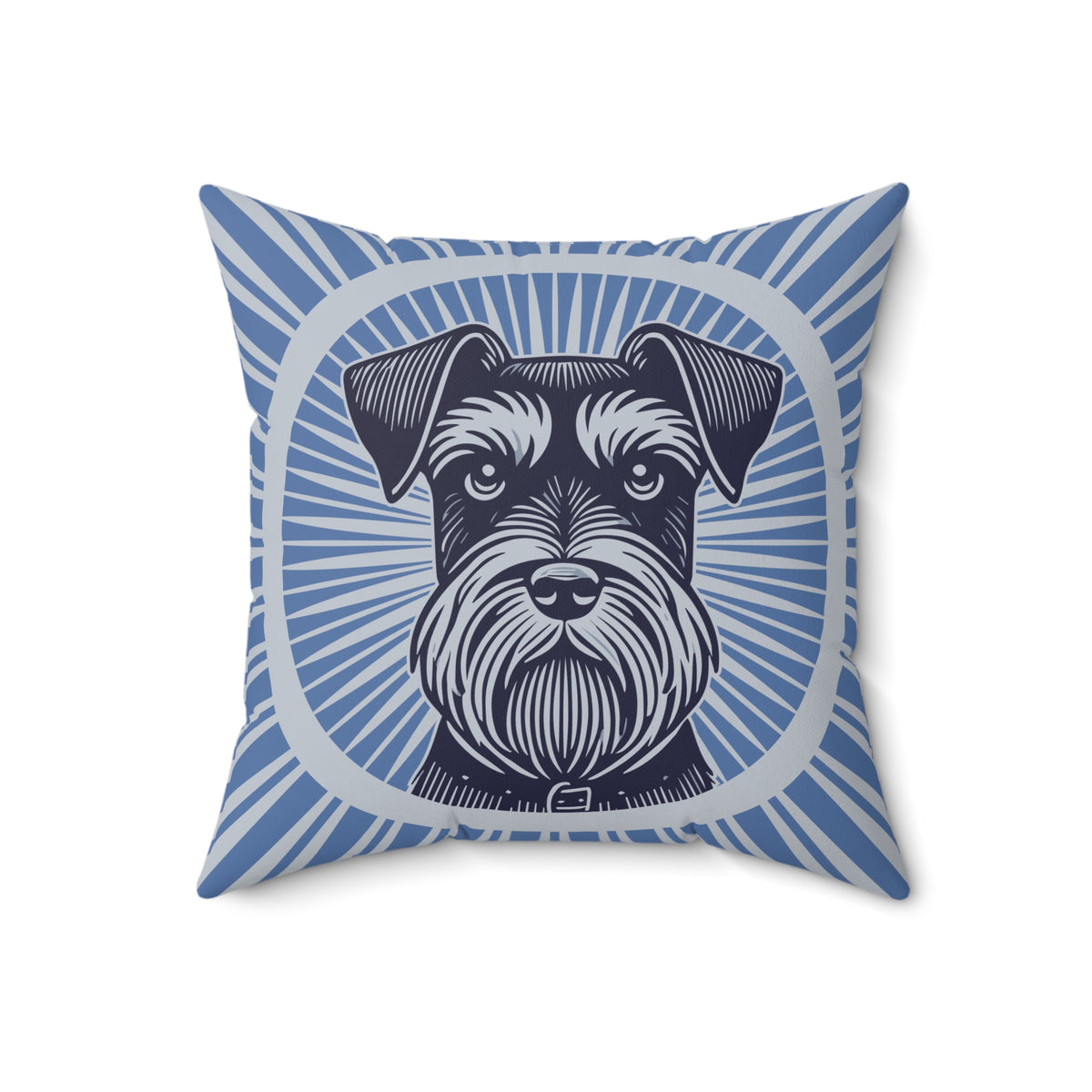 Miniature Schnauzer Pillow — 18" × 18"