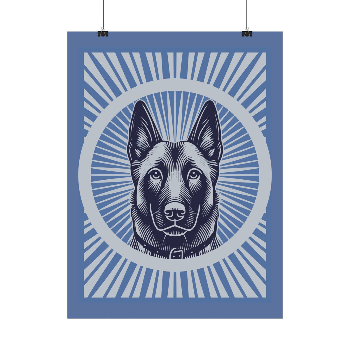 Belgian Malinois Art Print — view 8