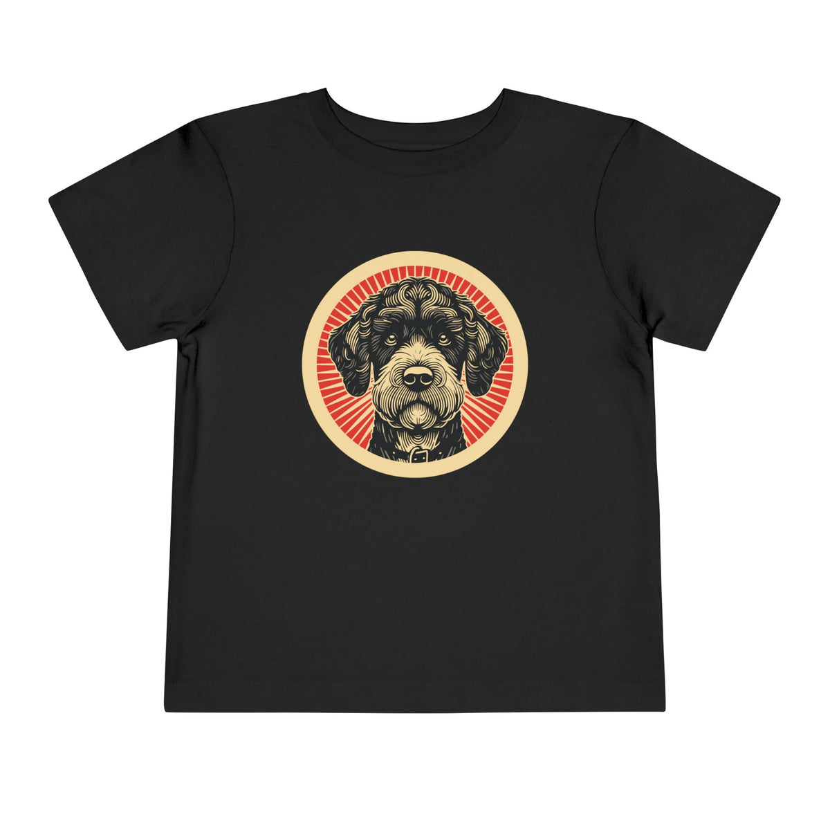 Boxerdoodle Toddler Tee — Black
