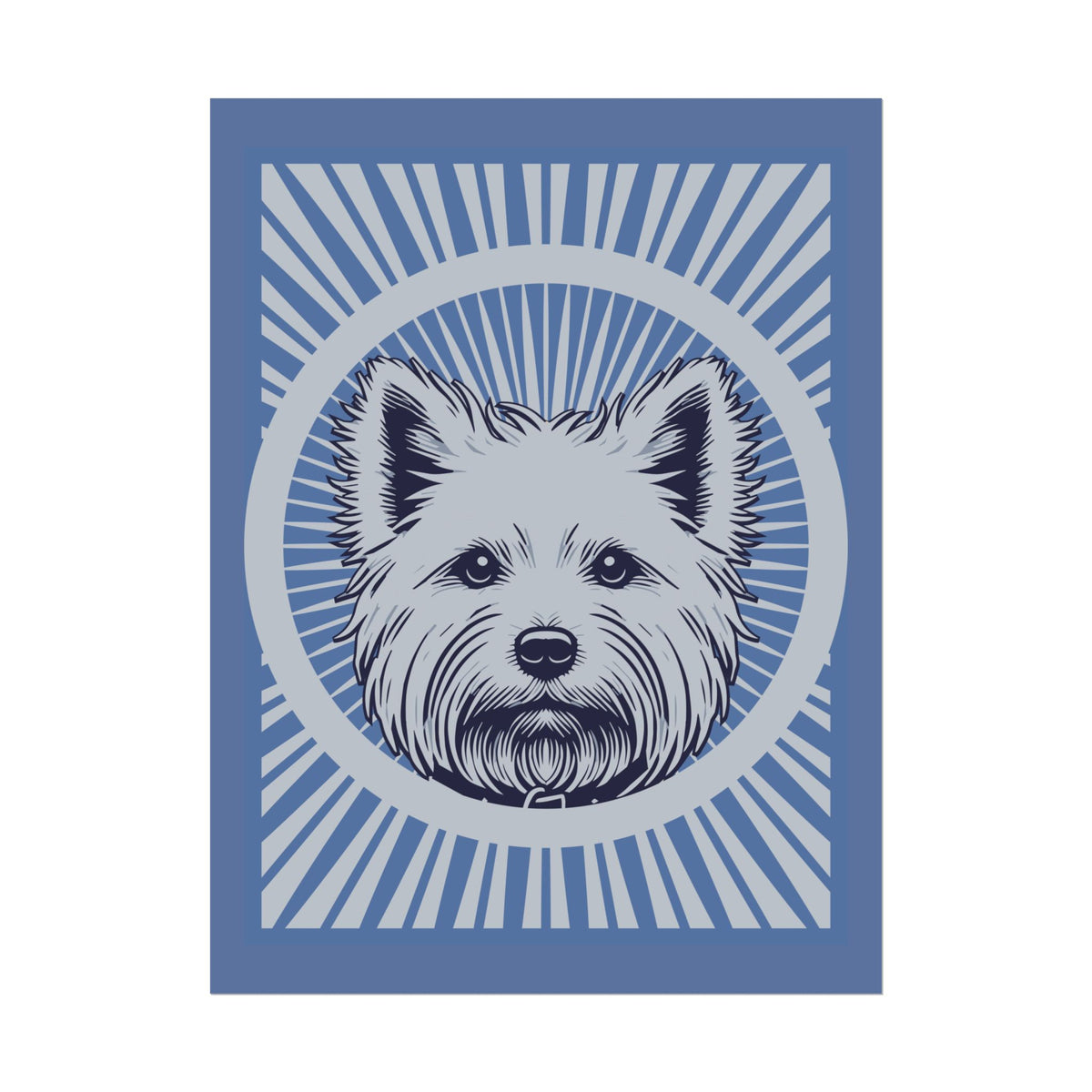 West Highland White Terrier Art Print — 24" x 32" (Vertical)