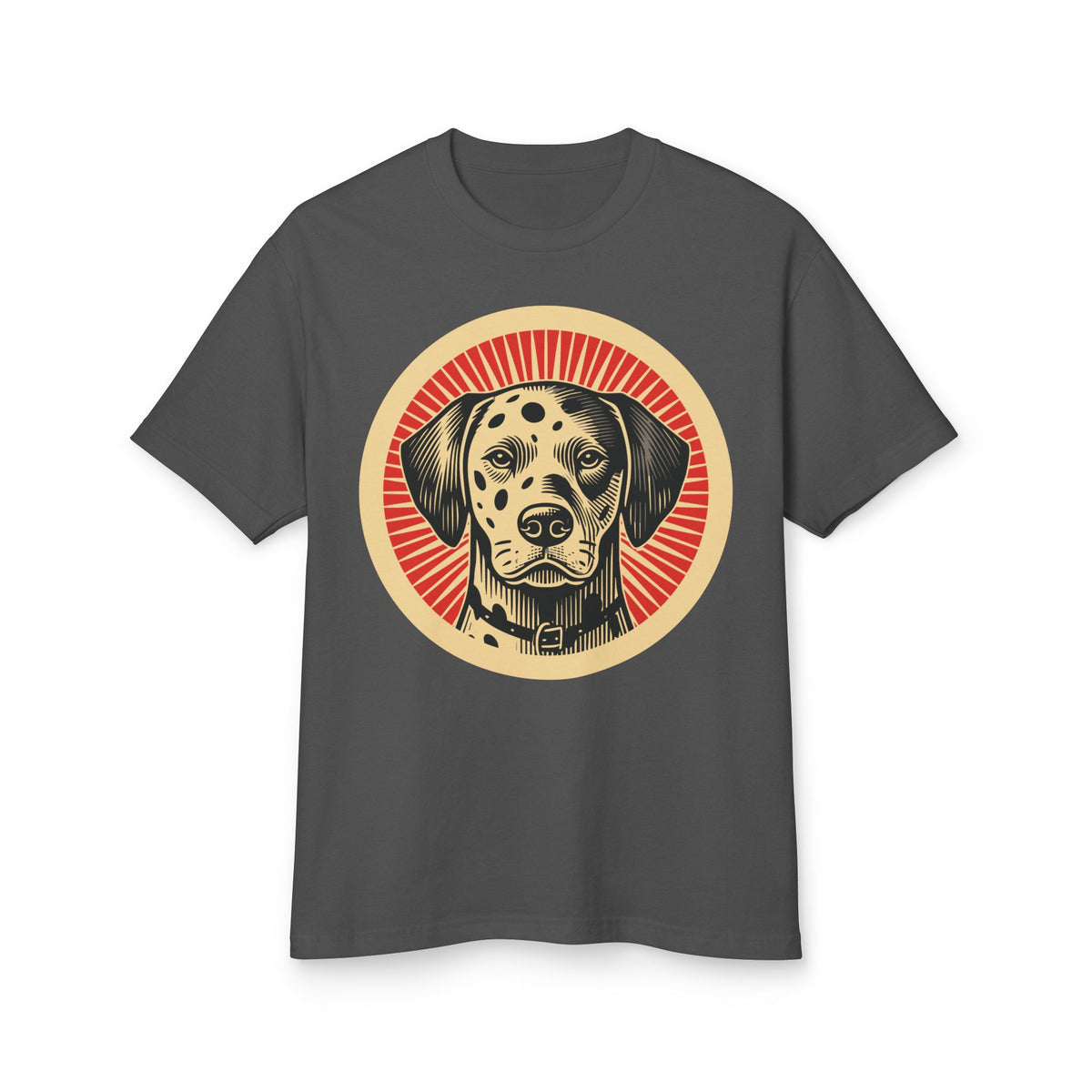 Dalmatian Heavyweight Tee — Faded Black