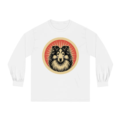 Shetland Sheepdog Long Sleeve Tee for Adults