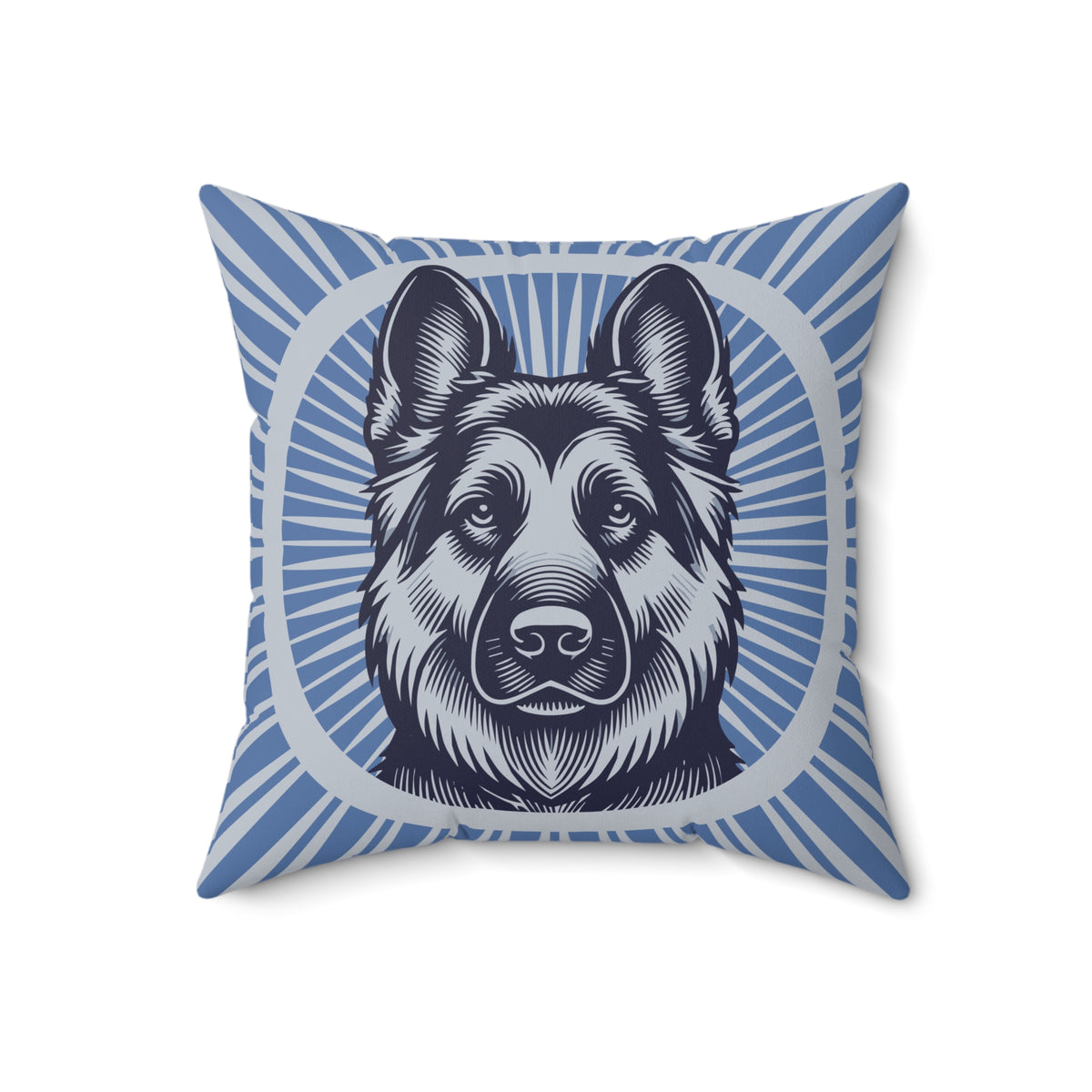 German Shepherd Pillow — 18" × 18"