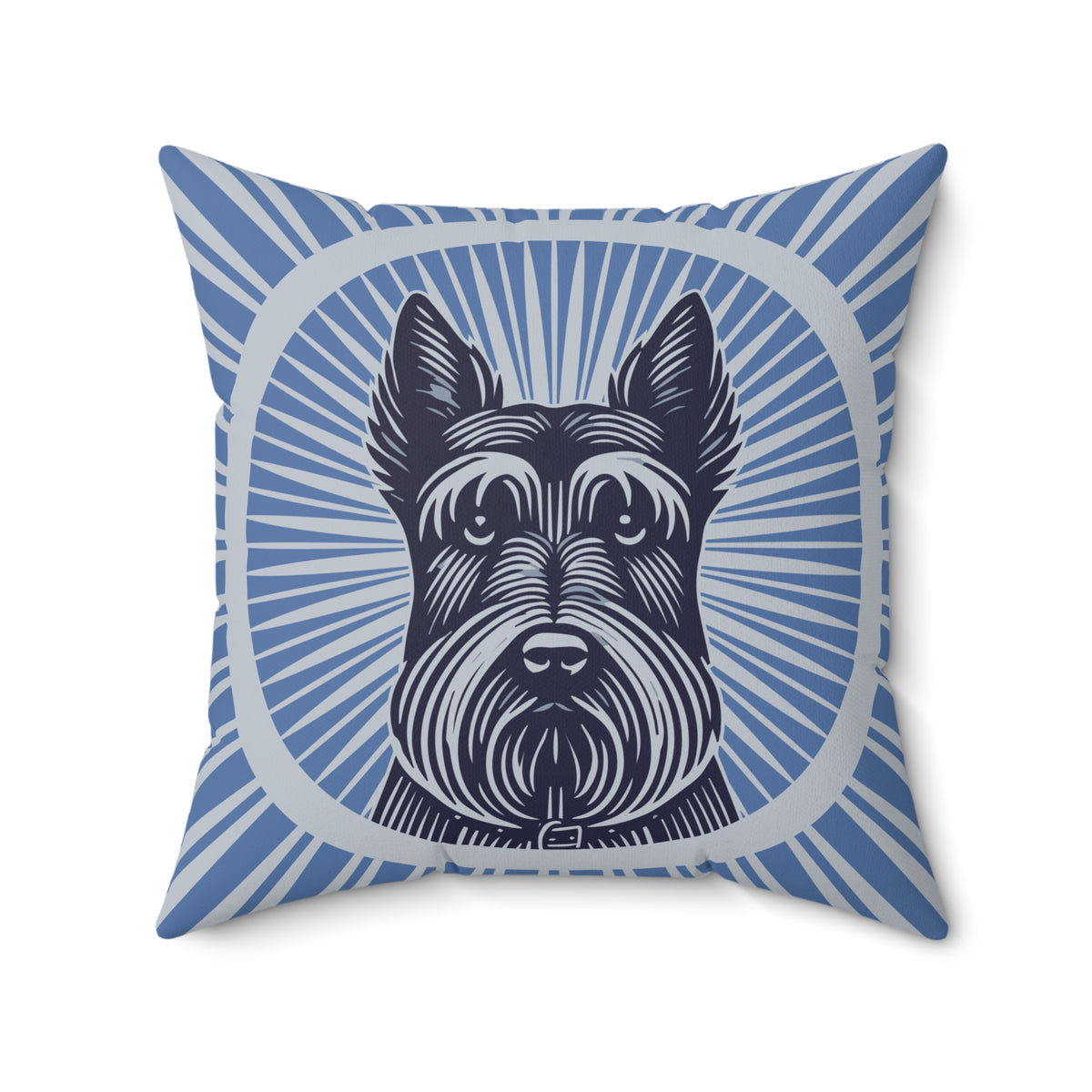 Scottish Terrier Pillow — 20" × 20"