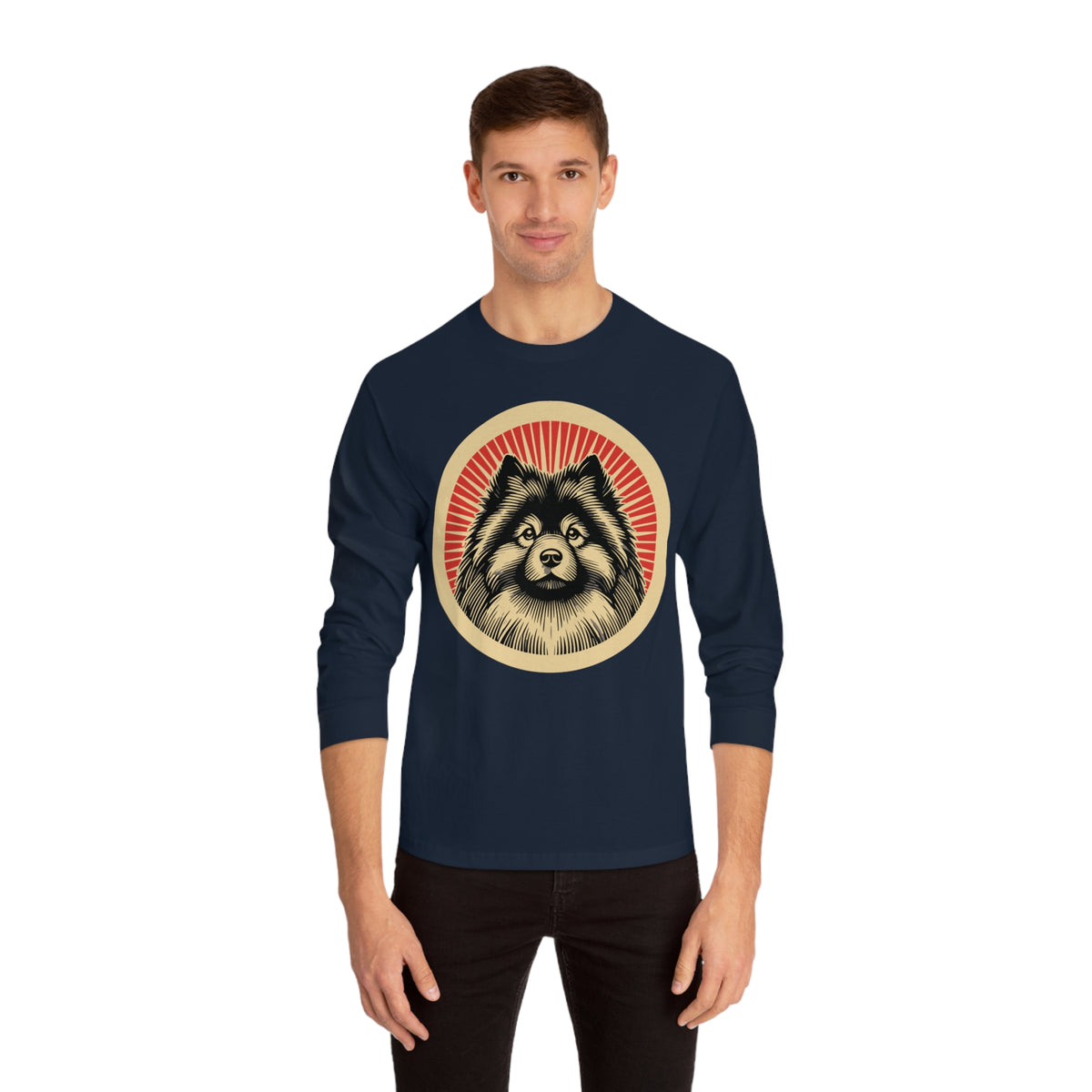 Keeshond Long Sleeve Tee — view 9
