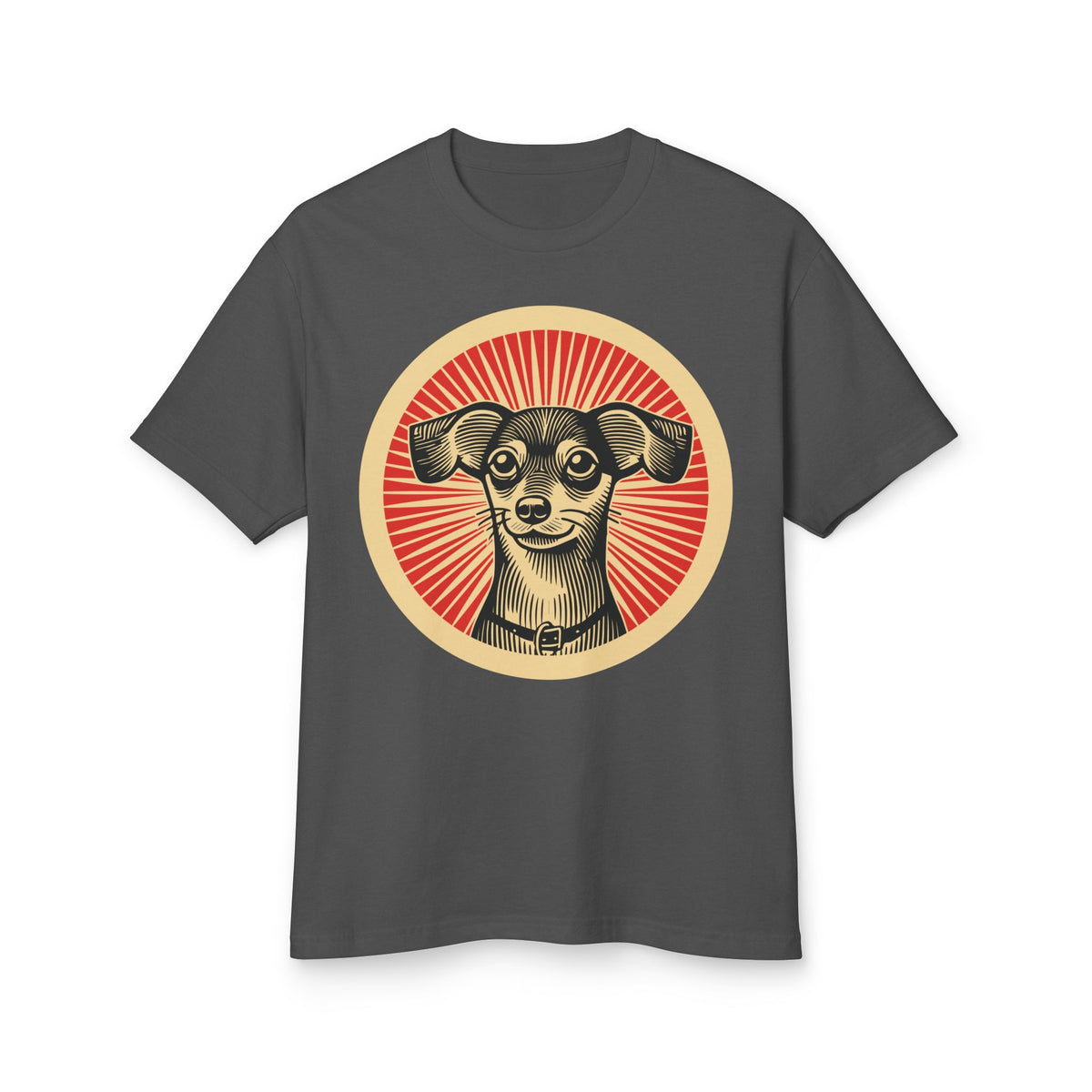 Chiweenie Heavyweight Tee — Faded Black