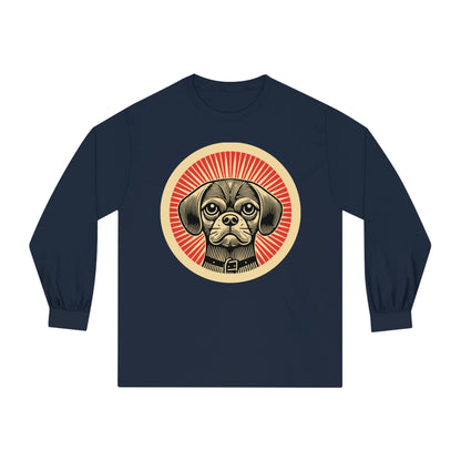 Puggle Long Sleeve Tee for Adults