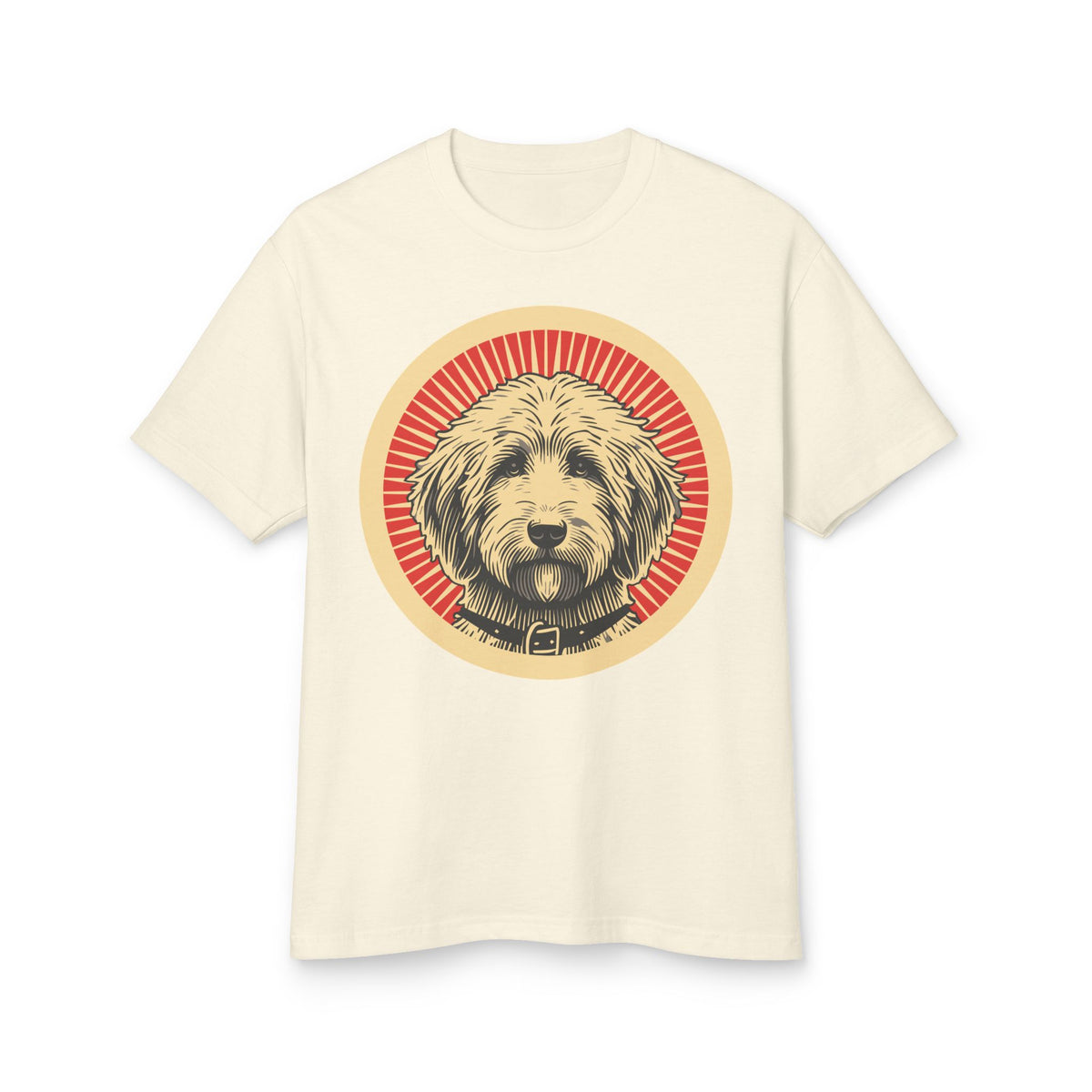 Goldendoodle Heavyweight Tee — Faded Cream