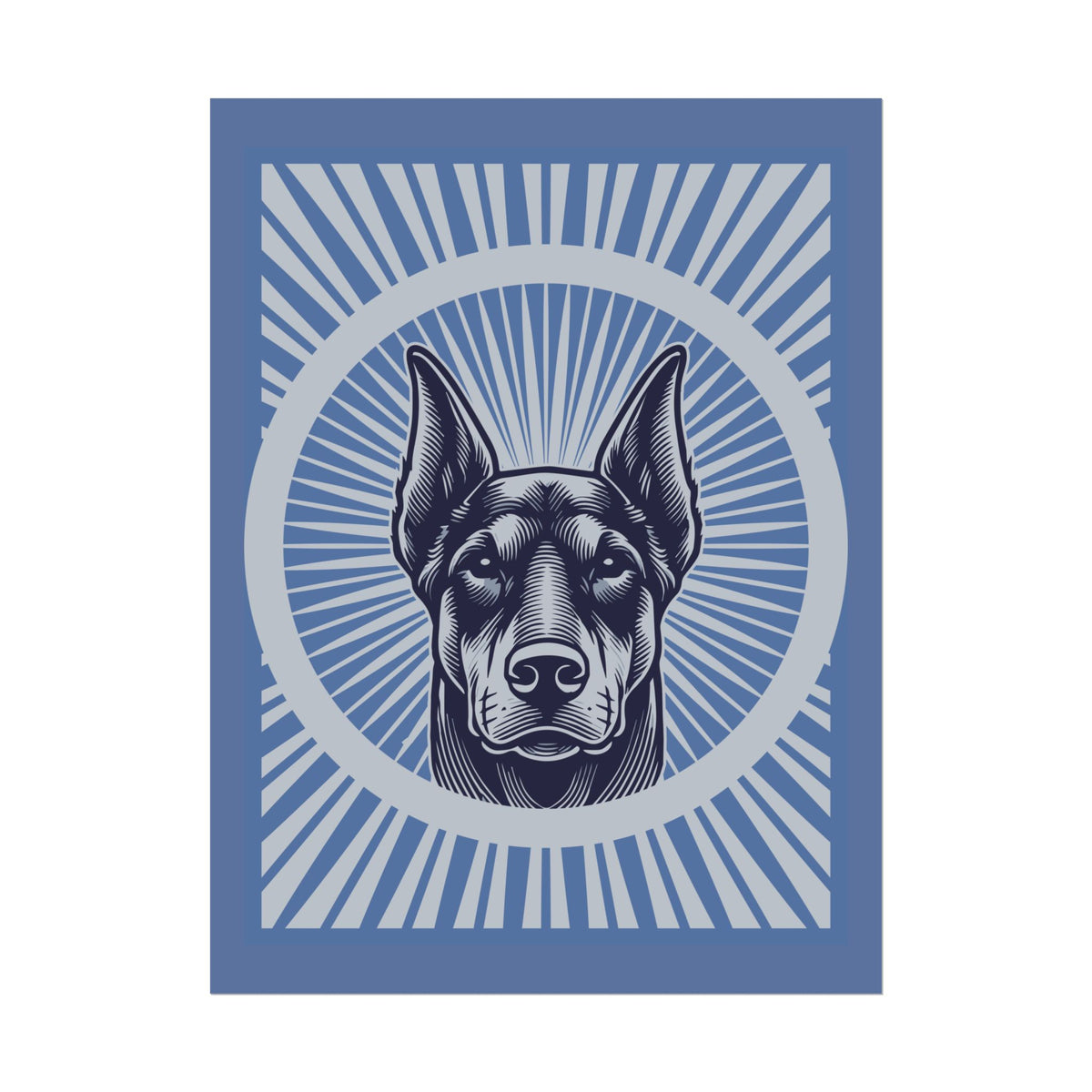 Doberman Pinscher Art Print — 18″ x 24″ (Vertical)