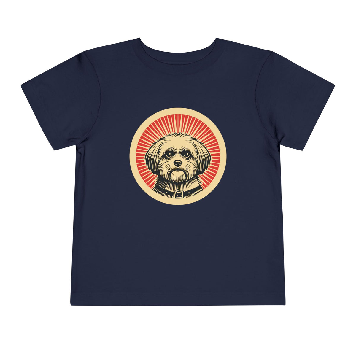 Shihpoo Toddler Tee — Navy