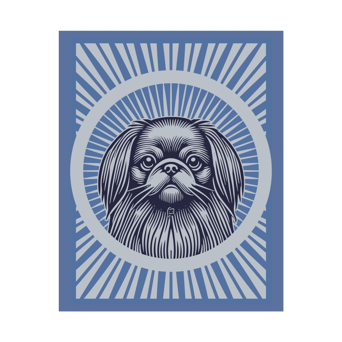 Pekingese Art Print — 16" x 20" (Vertical)