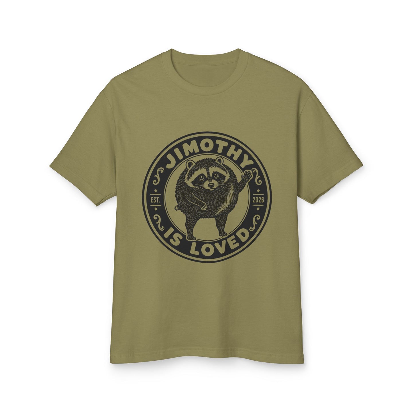 Jimothy the Round Raccoon Heavyweight Tee