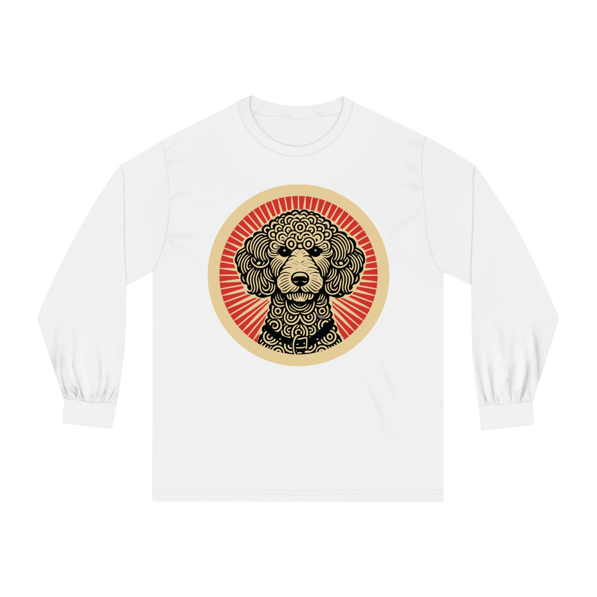 Doodle Long Sleeve Tee — White