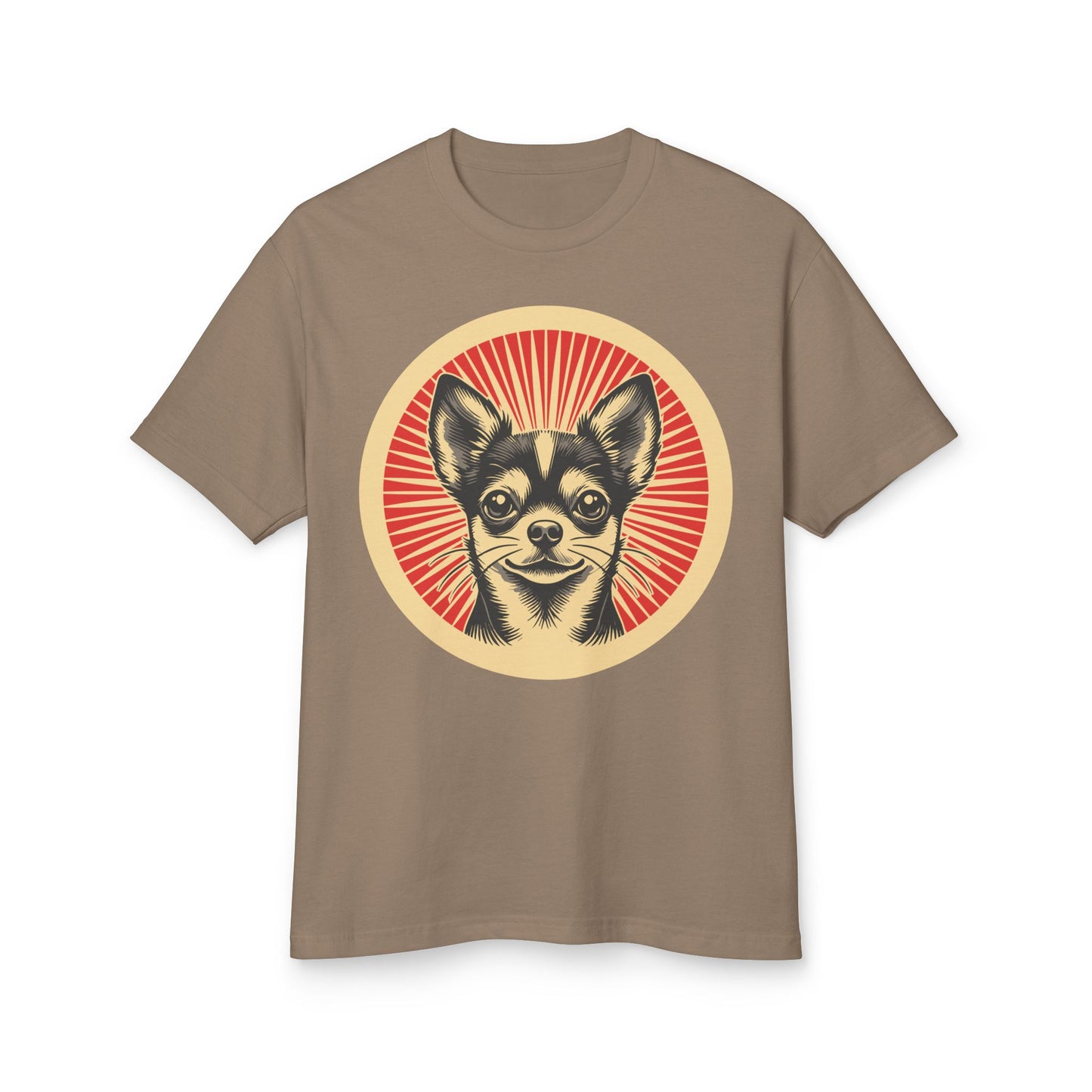 Chihuahua Heavyweight Cotton T-Shirt for Adults