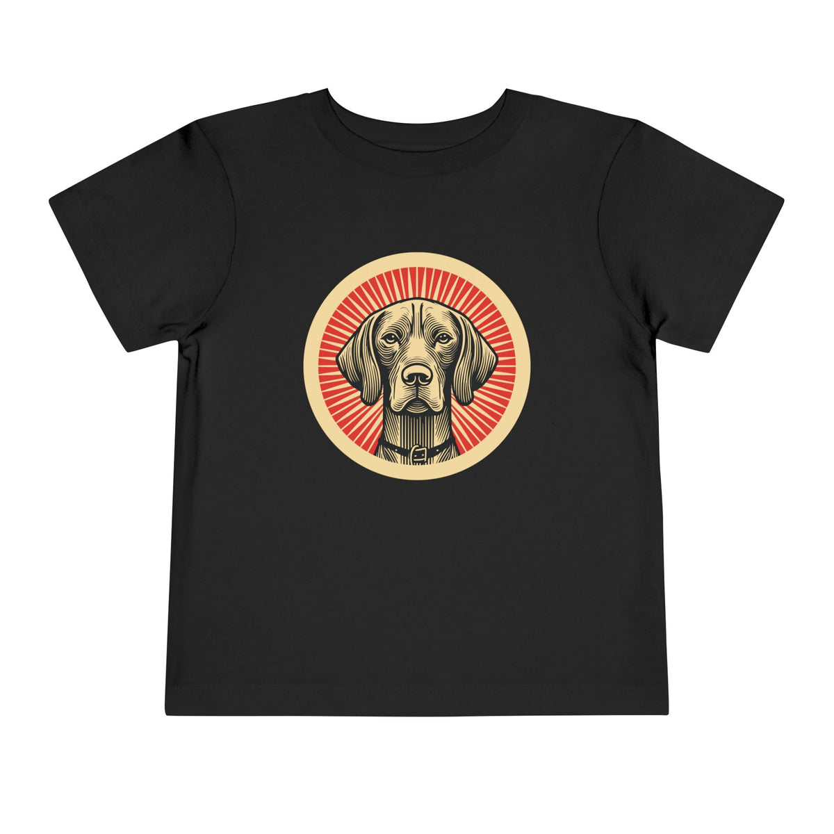 Vizsla Toddler Tee — Black
