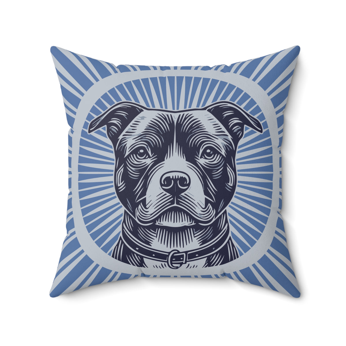 American Staffordshire Terrier Pillow — 20" × 20"