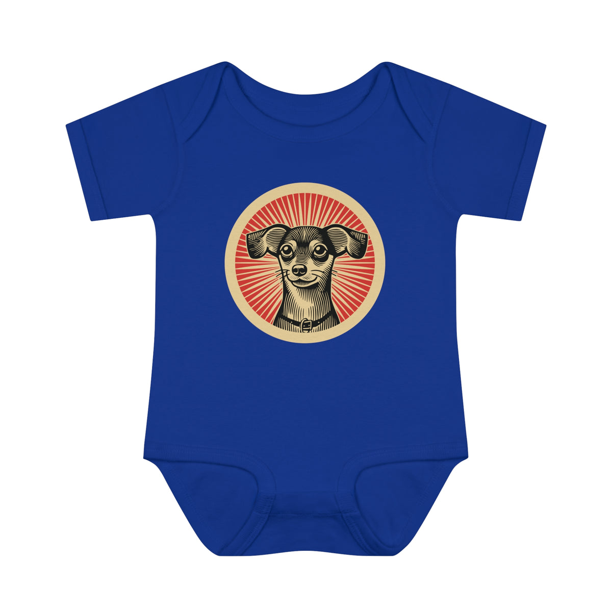 Chiweenie Baby Bodysuit — Royal