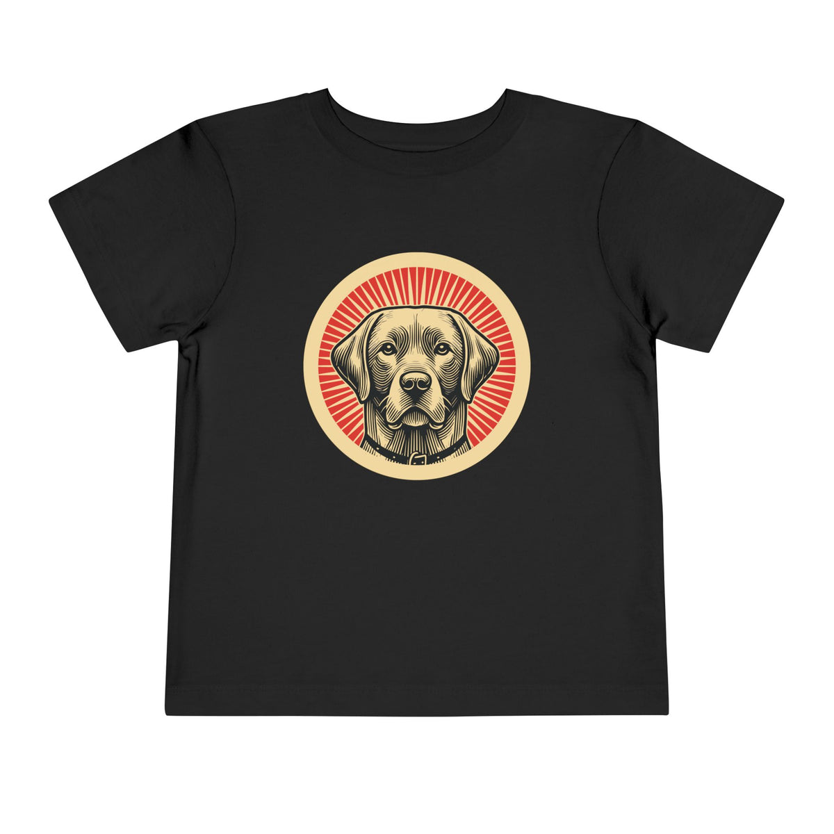 Labrador Retriever Toddler Tee — Black