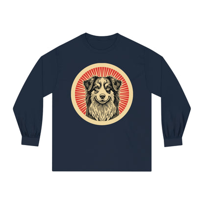 Australian Shepherd Long Sleeve Tee for Adults