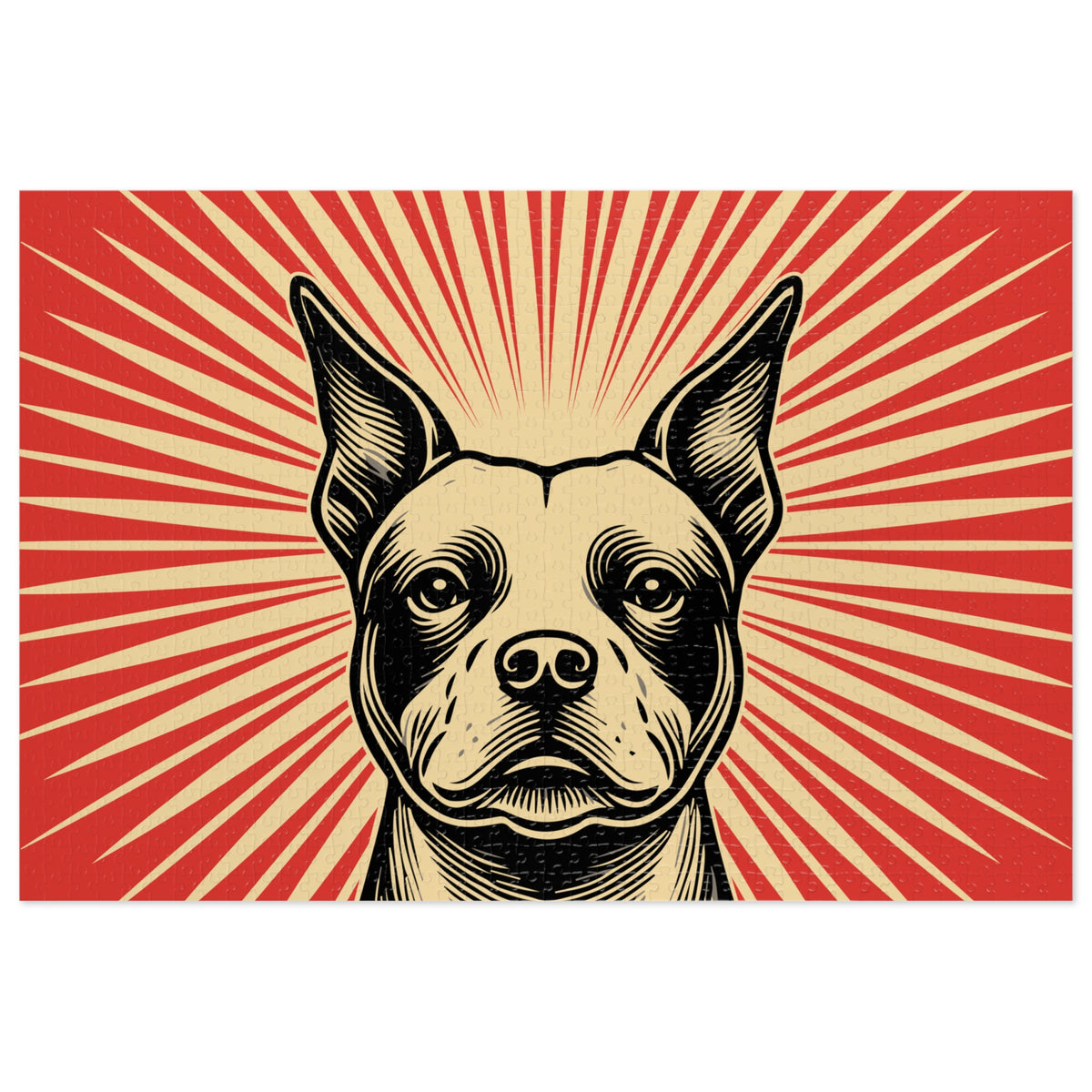 Staffordshire Bull Terrier Jigsaw Puzzle — 29.25" × 19.75" (1000 pcs)