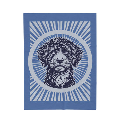Bordoodle Blanket