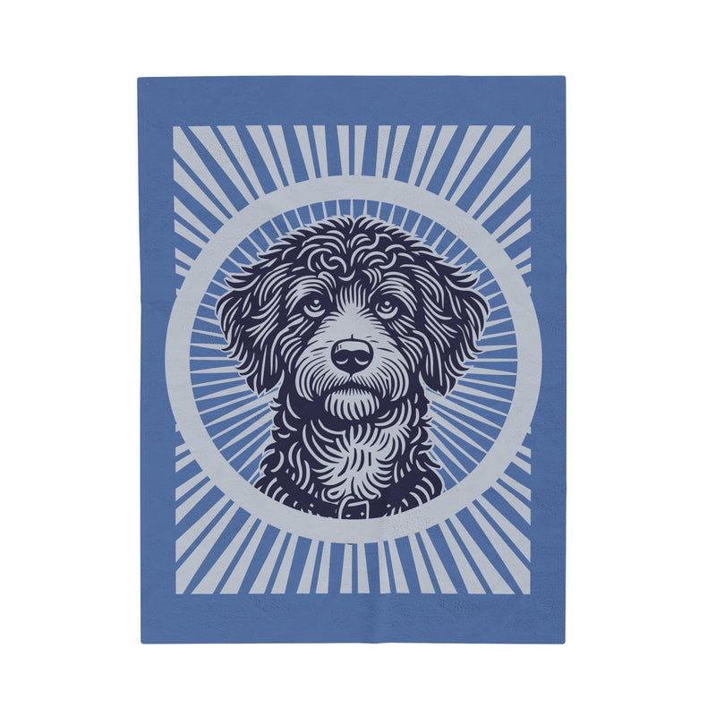 Bordoodle Blanket