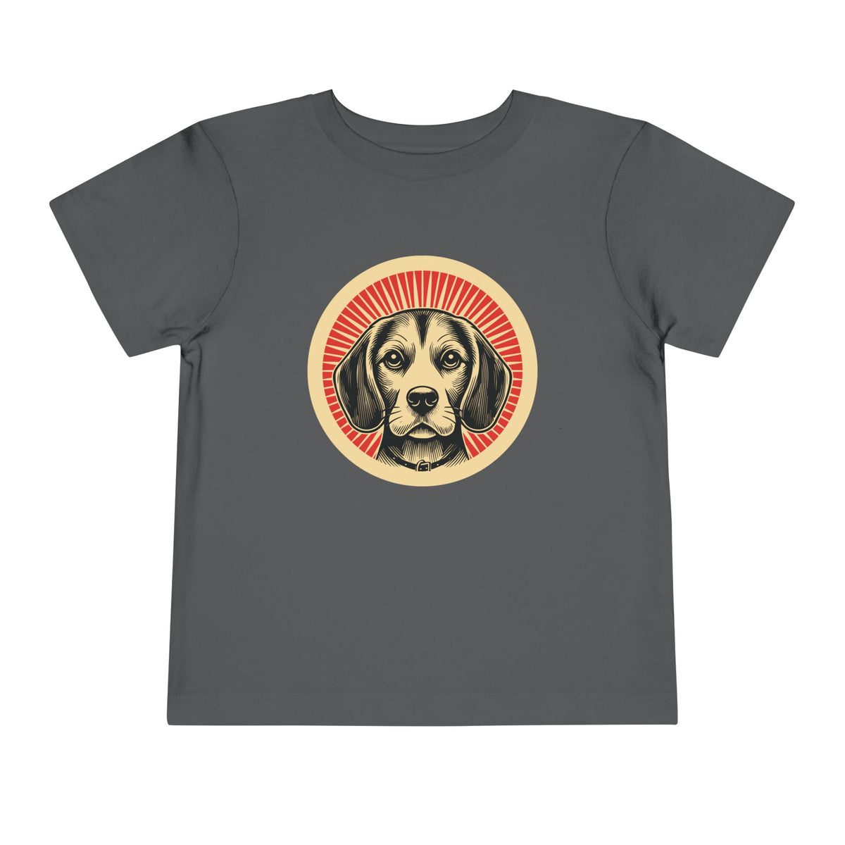 Beagle Toddler Tee — Asphalt