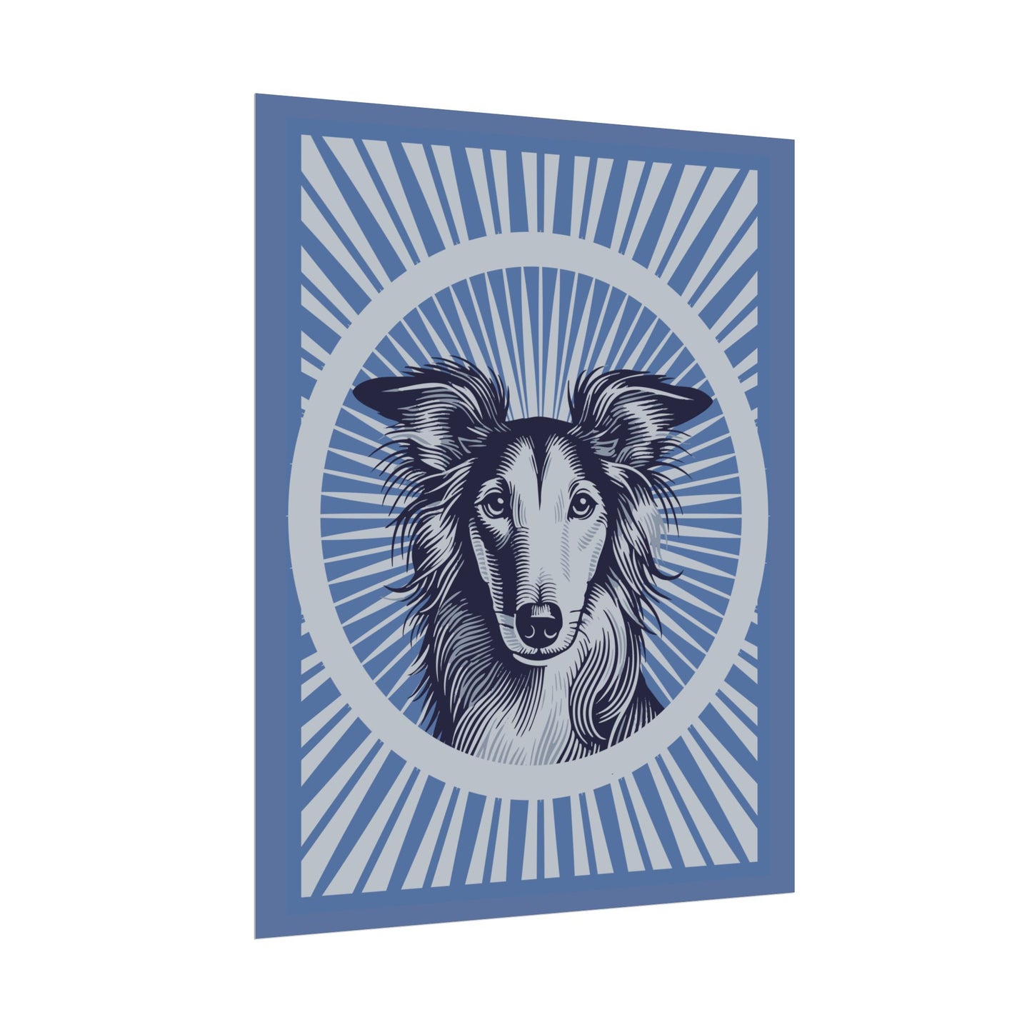 Silken Windhound Art Print