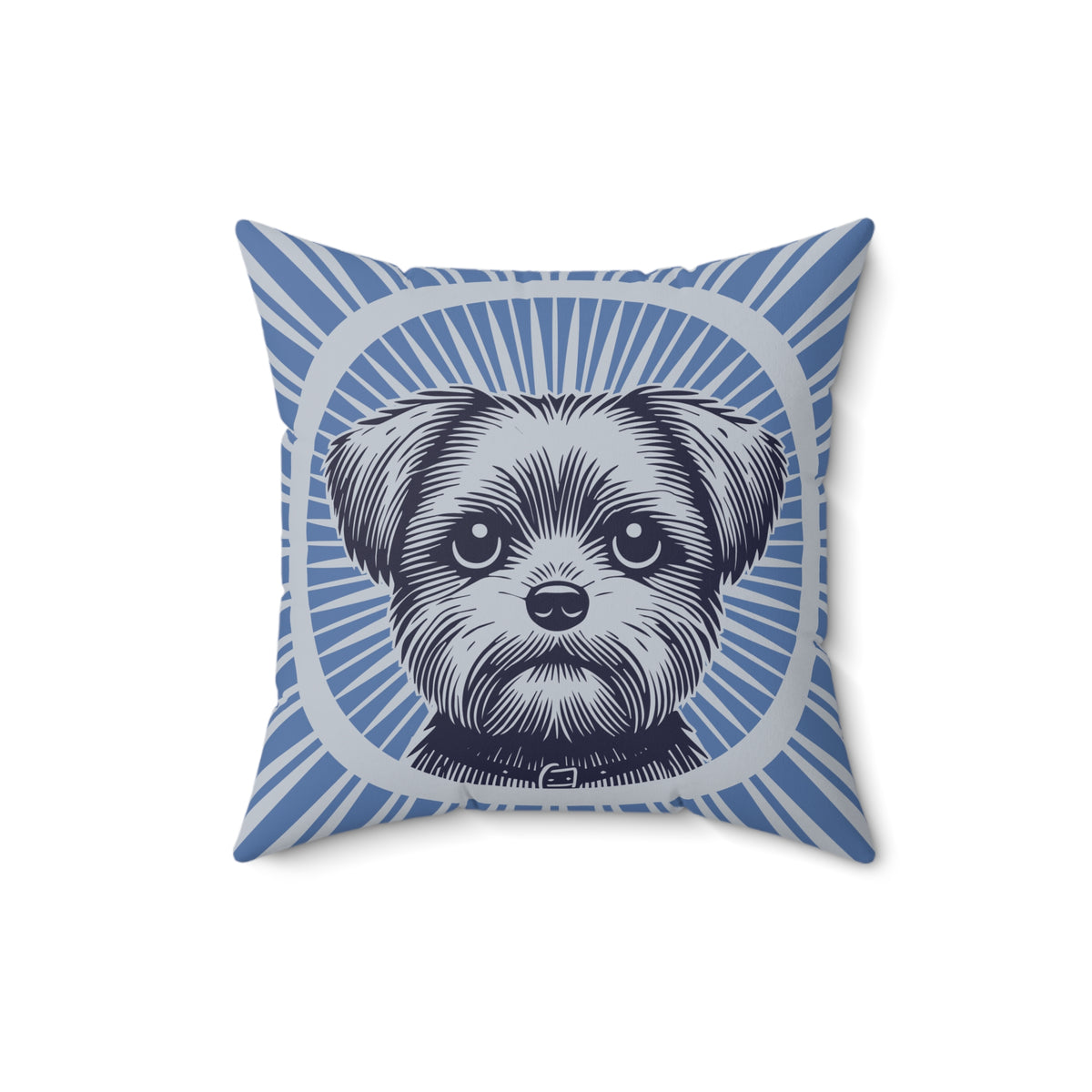 Shorkie Pillow — 16" × 16"