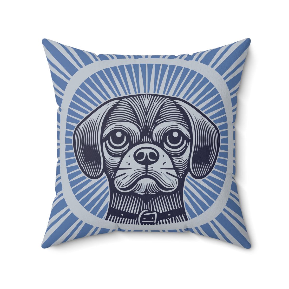 Puggle Pillow — 20" × 20"