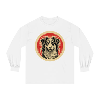 Australian Shepherd Long Sleeve Tee for Adults