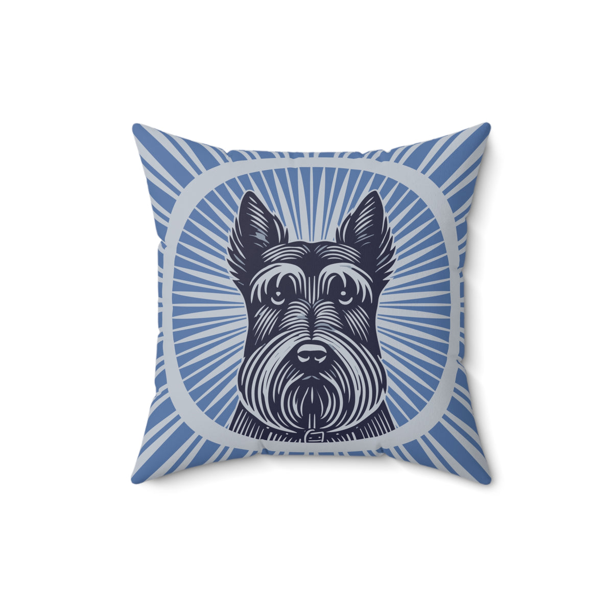 Scottish Terrier Pillow — 16" × 16"