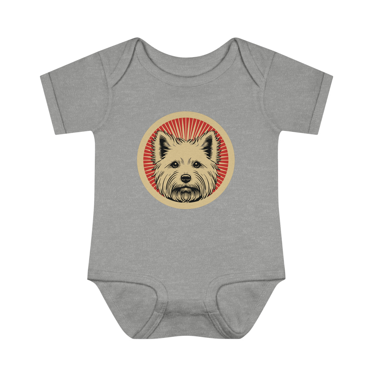 West Highland White Terrier Baby Bodysuit — Heather