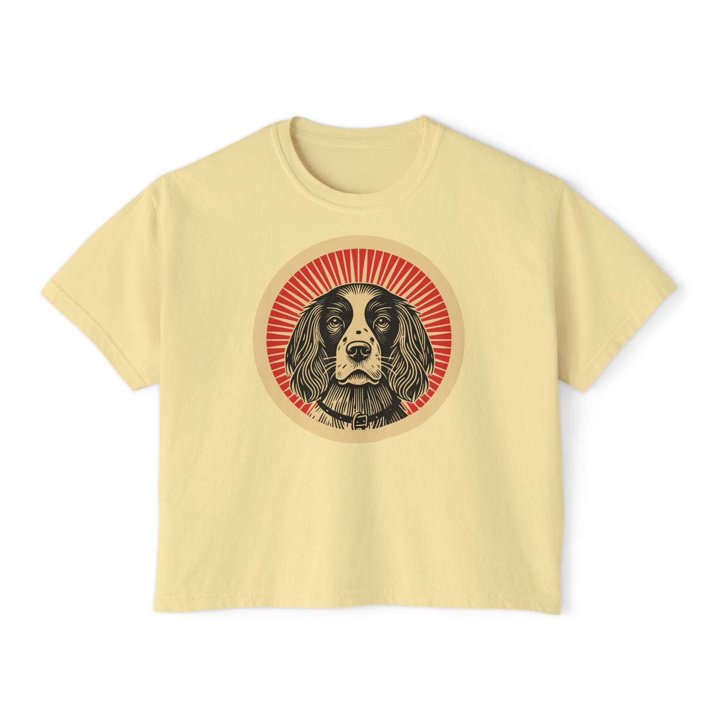 English Springer Spaniel Boxy Tee for Women