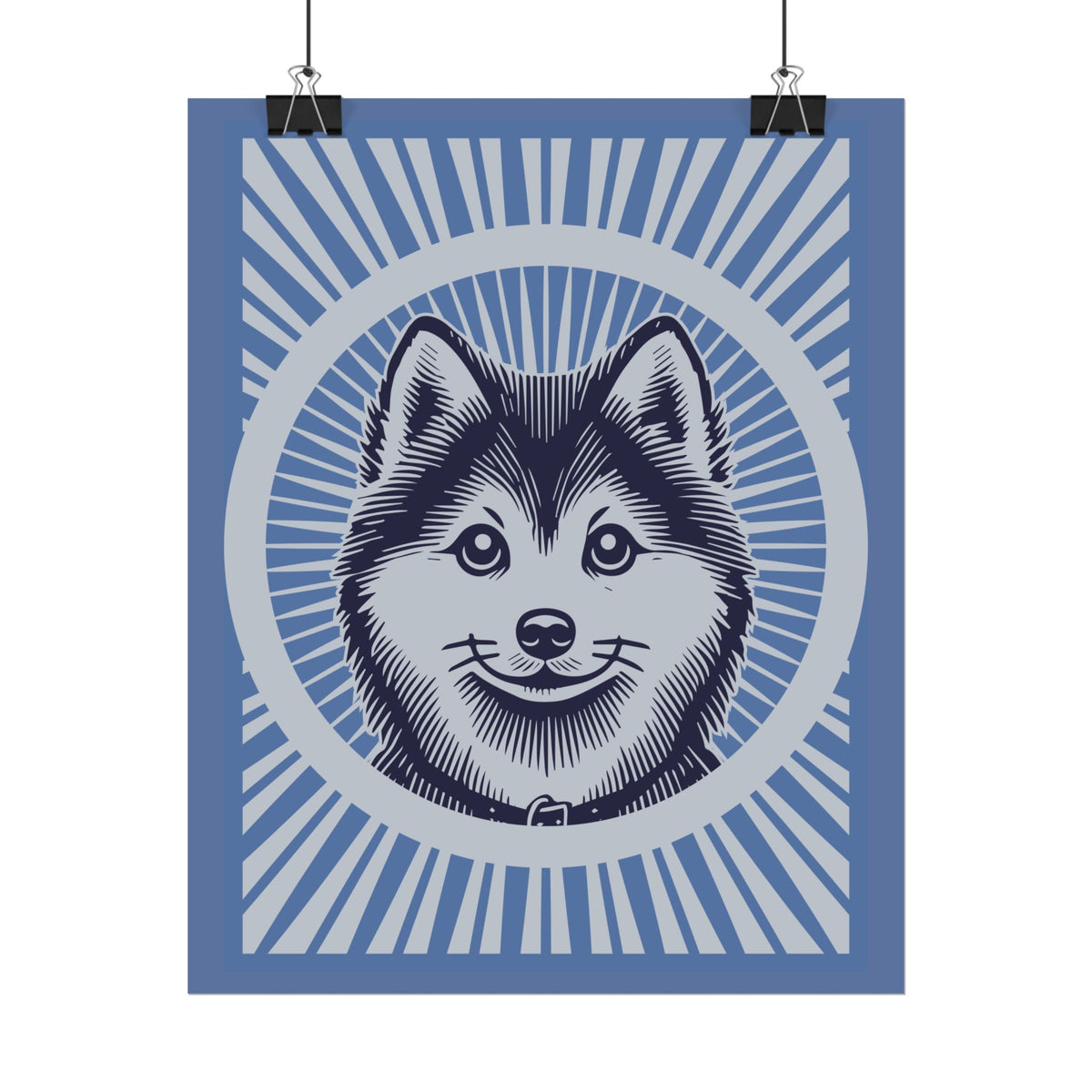 Pomsky Art Print — view 2