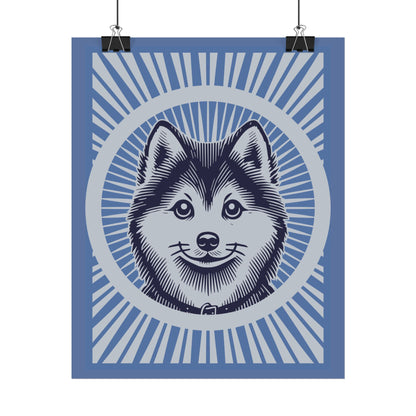 Pomsky Art Print