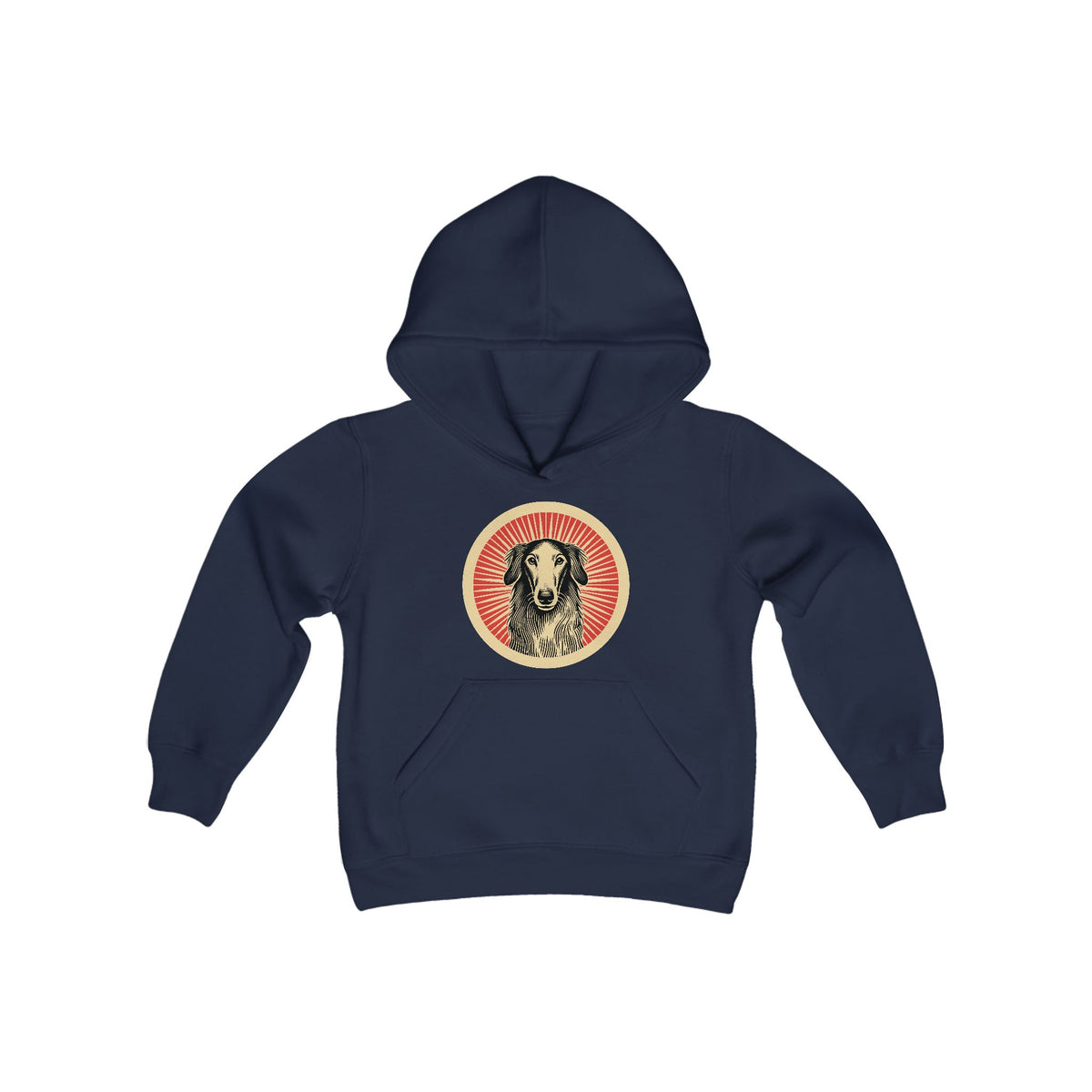 Borzoi Kids Hoodie — XL