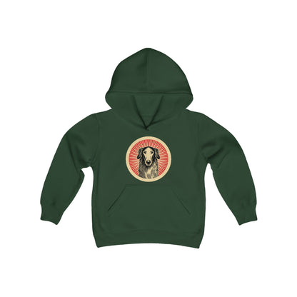 Borzoi Heavy Hoodie for Kids