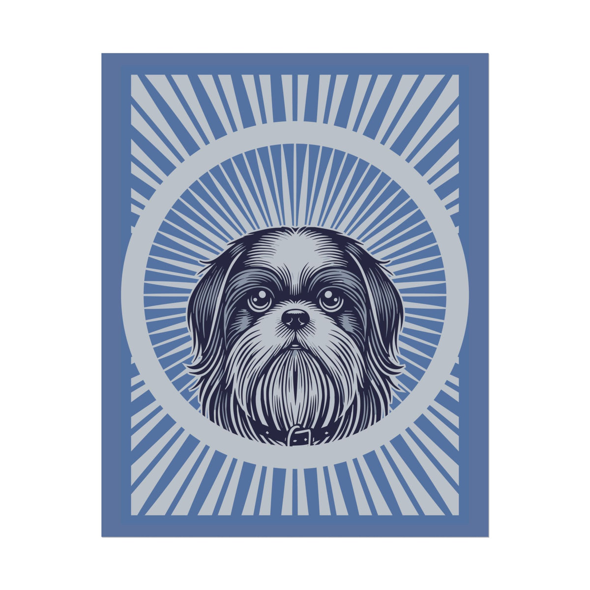 Shih Tzu Art Print — 16" x 20" (Vertical)