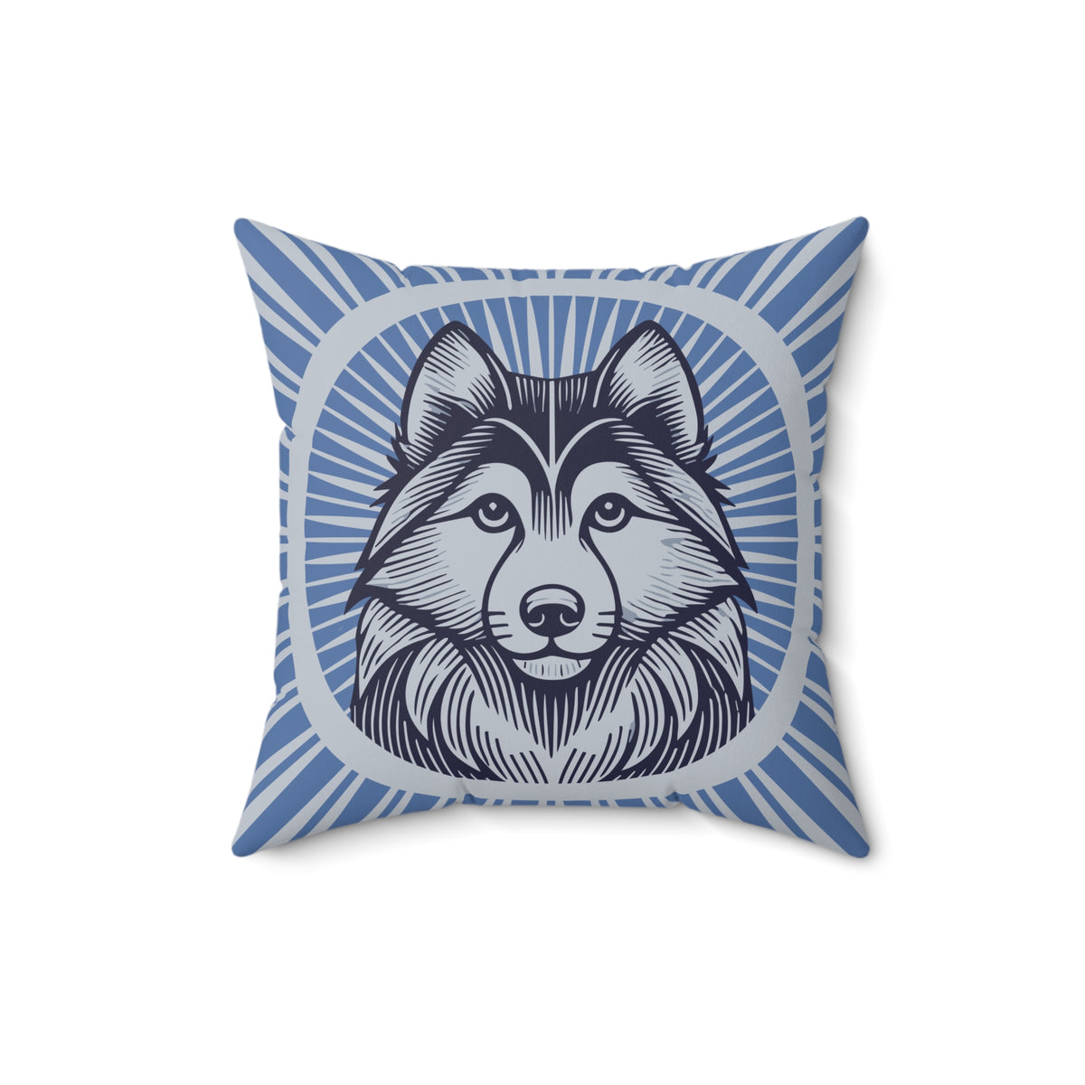 Alaskan Klee Kai Pillow — 16" × 16"