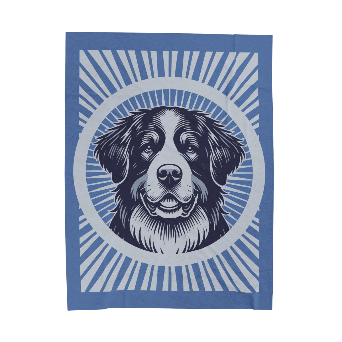 Bernese Mountain Dog Blanket — 60" × 80"