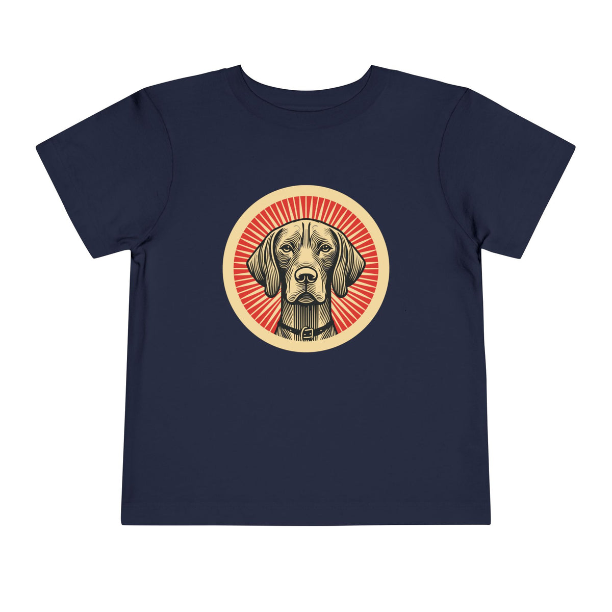 Vizsla Toddler Tee — Navy