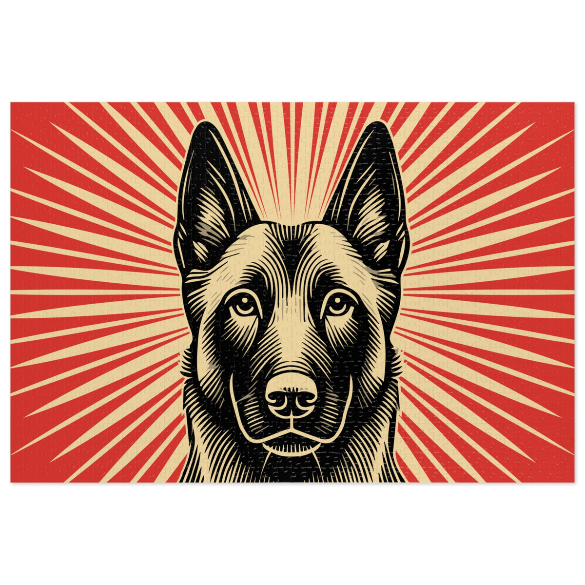 Belgian Malinois Jigsaw Puzzle — 29.25" × 19.75" (1000 pcs)