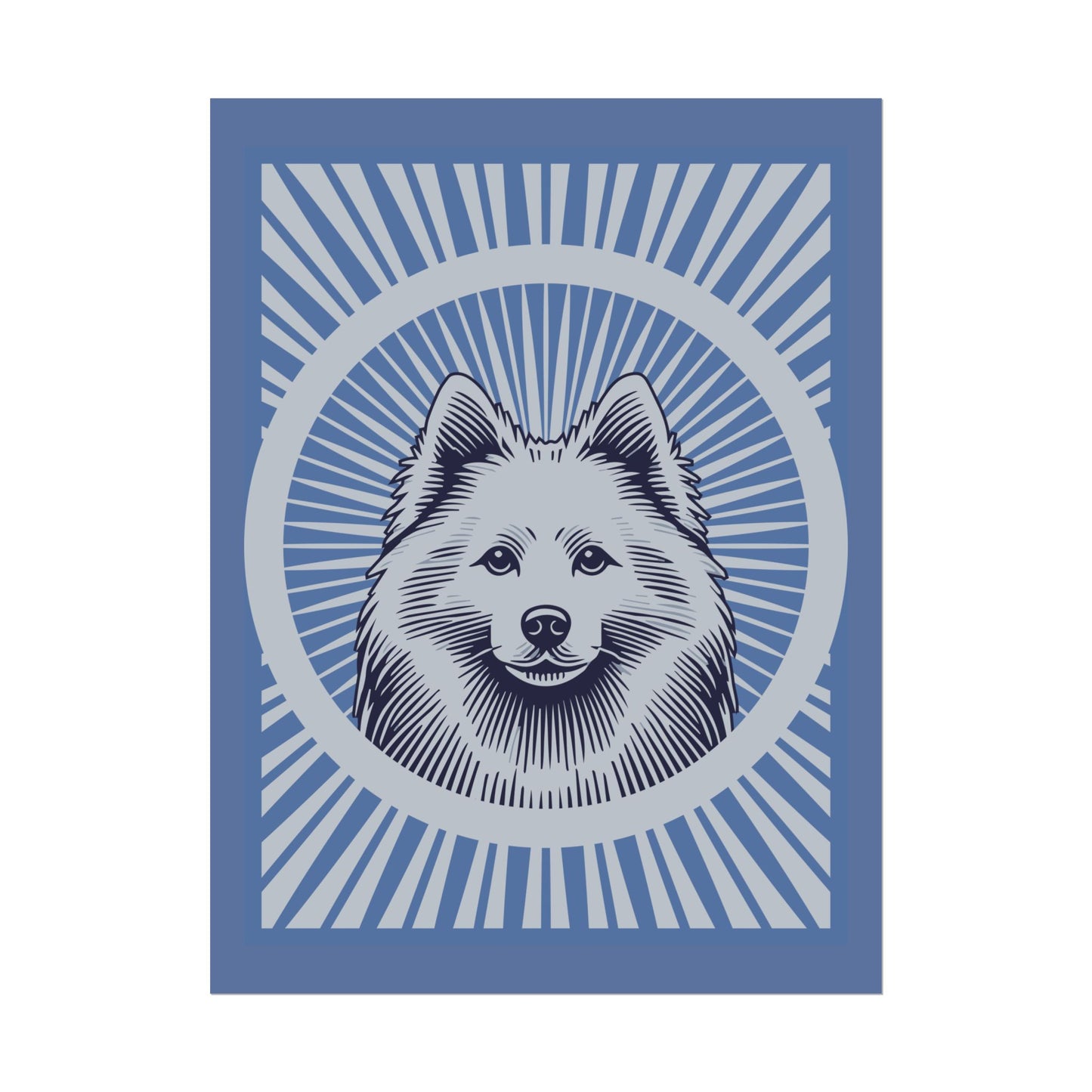 American Eskimo Dog Art Print